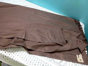 Oswal Brown Wool Scarf