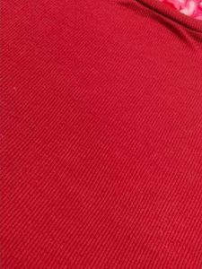 Maroon Basic Crop Top