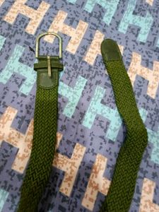 Green Woven Belt