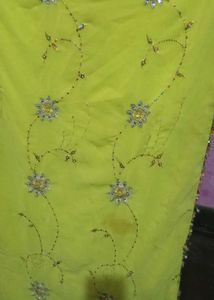 Embroidered saree
