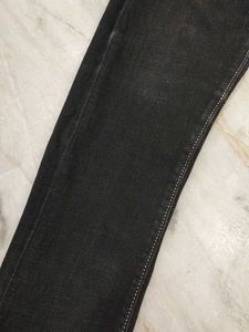 Dark Wash Denim Jeans ( Black)
