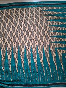 New Stunning teal and beige saree 🪔✨