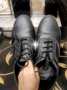 Black Lace-Up Shoes