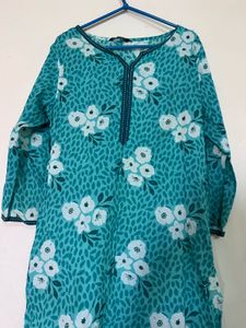 Floral Print Kurta