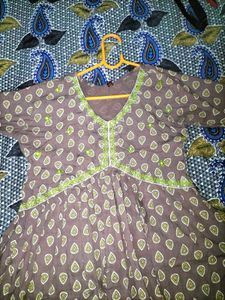 Long Kurta Set - Alia Cut