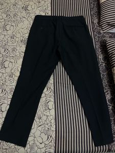 Black Straight Leg Trousers