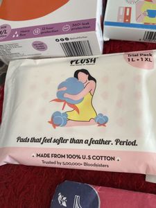 Plush Panty And Pads Trav Kit