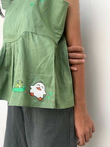 Cute Green Top