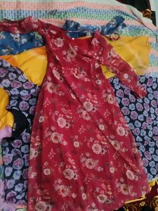 Floral Print Dress 1 Pic Price 502