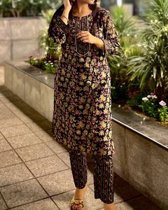 Floral Print Kurta Set
