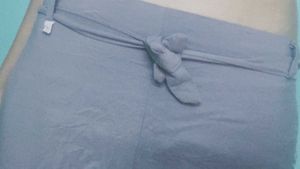 Gray Wrap Pants Xl Size