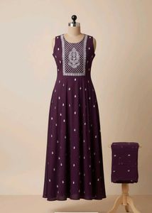 Elegant Purple Kurta Set