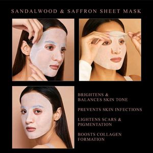 Manish Malhotra Sandalwood &amp; Saffron Sheet Mask
