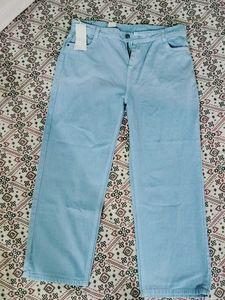 Light Blue Wide Leg Jeans
