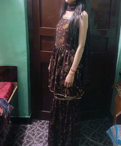 Coffee Brown Sharara Dress Is So Beautiful To Wear