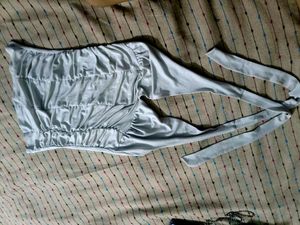 Silver Color Halter Neck Blink Style Sexy Top Small Size