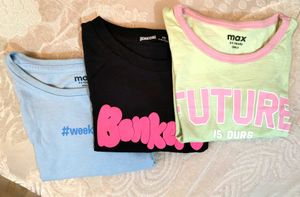 SET OF 3 GIRLS' TOPS