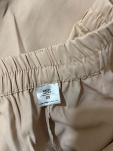 Light Pink Straight Casual Office Pants
