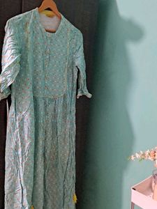 Boho Chic Aqua Dress