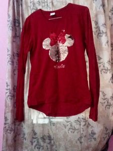Minnie Mouse Sequin Top