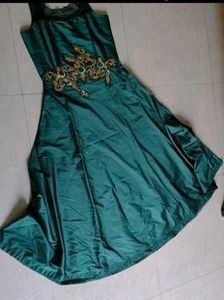 Elegant Green Ethnic Gown