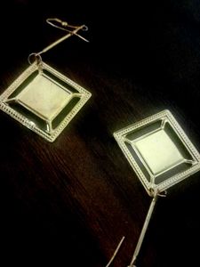 Geometric Drop Earring(Gold)