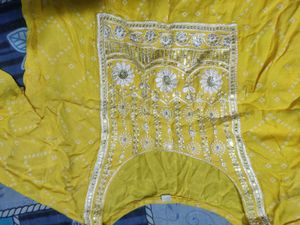 Yellow Printed Top