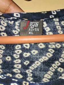 A Line Bandhni Maternity Kurti