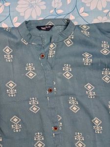 Blue Printed Kurti