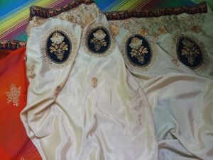 Elegant Embroidered Saree