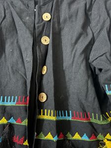 Embroidered Boho Black Jacket (buy1 G1)
