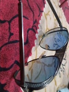 Blue Mirrored Aviator Sunglasses
