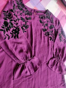 PlusS Purple Short Kurti/Top