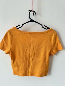 Yellow Crop Top