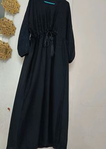 Burkha With Ballon Sleeves Adjustable