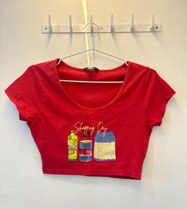 Red crop top | Westside
