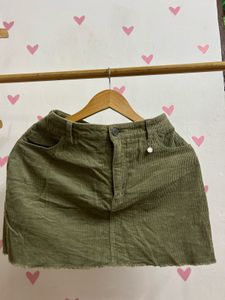 Corduroy mini Skirt