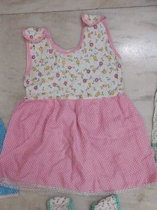 Cotton Frocks For 1-2 Yrs Girl