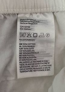 White Cargo Pants