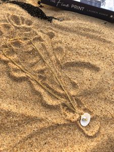 Seashell Pearl Gold Necklace