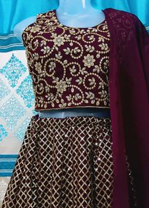 NEW Heavy LEHENGA Choli 42&#34;