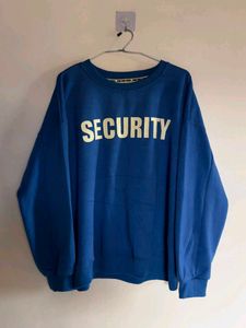 Blue 'Security' Sweatshirt