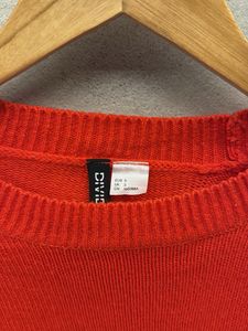 Red Cropped Sweater