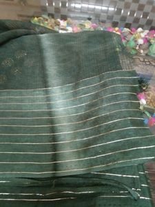 Green Cotton Saree