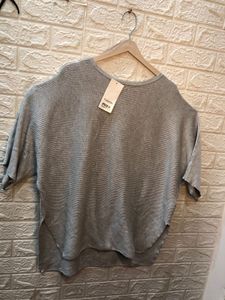Elegant Grey Knit Top🕶️‼️