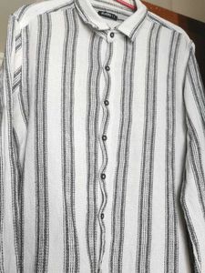 Zudio Striped Button-Down Shirt Branded