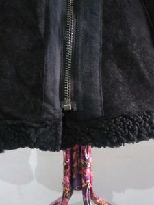 Black  leather Jacket