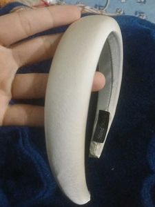 Padded White Headband