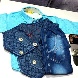 Baby Boy Shirt Bandi Jeans (New 🆕)