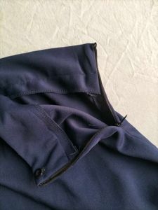Navy Blue Mini Skirt